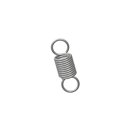 Extension Spring, O= .375, L= 1.13, W= .041